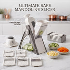 Mandoline Vegetable Slicer & Julienne Cutter – Adjustable Chopper
